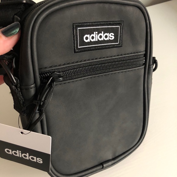 ❌SOLD❌NWT! ADIDAS Suede Crossbody Festival Bag - Picture 2 of 11